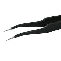 OPHIR Black Color Tweezers Airbrush Tweezers Airbrush Fitting for Airbrush Spray Gun Kit