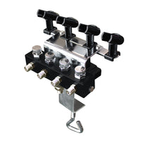 OPHIR Airbrush Holders with 1/8 & 1/8 Splitter for Fixing Model Cake Nail Art Tattoo Airbrush