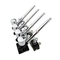OPHIR Airbrush Holders with 1/8 & 1/8 Splitter for Fixing Model Cake Nail Art Tattoo Airbrush