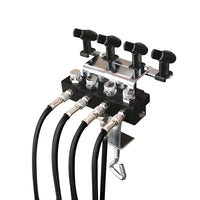 OPHIR Airbrush Holders with 1/8 & 1/8 Splitter for Fixing Model Cake Nail Art Tattoo Airbrush