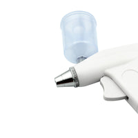 OPHIR White 0.3mm Nozzle Airbrush Spray Gun for Beauty Makeup Body Art Temporary Tattoo