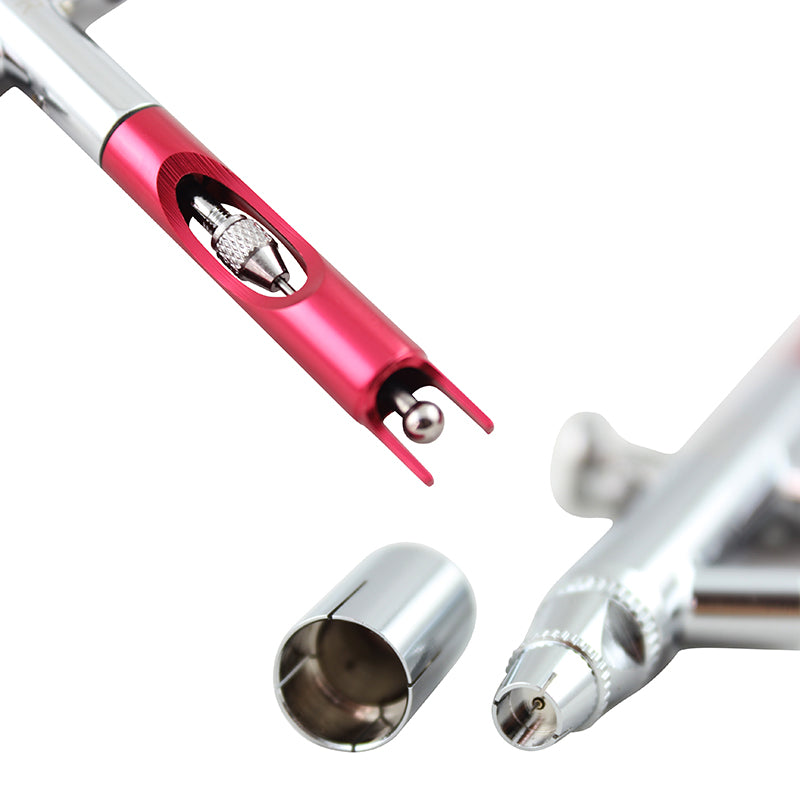 OPHIR Dual-Action Airbrush 0.35mm Nozzle Kit Including 6 Pcs of Different Colour Airbrush for Model Hobby Body