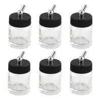 OPHIR Dual-Action Airbrush 0.35mm Nozzle Kit Including 6 Pcs of Different Colour Airbrush for Model Hobby Body