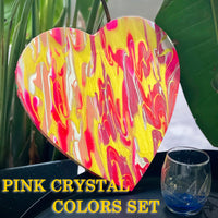 OPHIR 36 Colors Professional Acrylic Pouring Paint Set, 40 Bottles Set, High Flow Acrylic Paint for Canvas, Wood, Glass, Paper, Tile, Stones 3.8OZ/Bottles