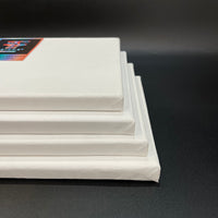 OPHIR 4X Stretched Cotton Canvas Boards Square Canvases for Oil Acrylic Painting