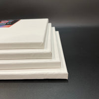 OPHIR Pack of 4 Stretched Cotton Canvas Boards Rectangular Canvases for Art Painting