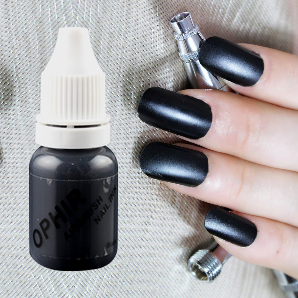 OPHIR Airbrush Nail Ink Polishing Pigment Nail Art Paint 10ML/Bottle for Airbrush Manicure Nail Art