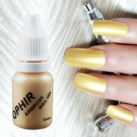 OPHIR Airbrush Nail Ink Polishing Pigment Nail Art Paint 10ML/Bottle for Airbrush Manicure Nail Art