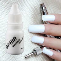 OPHIR Airbrush Nail Ink Polishing Pigment Nail Art Paint 10ML/Bottle for Airbrush Manicure Nail Art