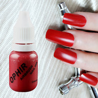 OPHIR Airbrush Nail Ink Polishing Pigment Nail Art Paint 10ML/Bottle for Airbrush Manicure Nail Art