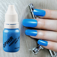 OPHIR Airbrush Nail Ink Polishing Pigment Nail Art Paint 10ML/Bottle for Airbrush Manicure Nail Art
