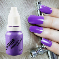 OPHIR Airbrush Nail Ink Polishing Pigment Nail Art Paint 10ML/Bottle for Airbrush Manicure Nail Art