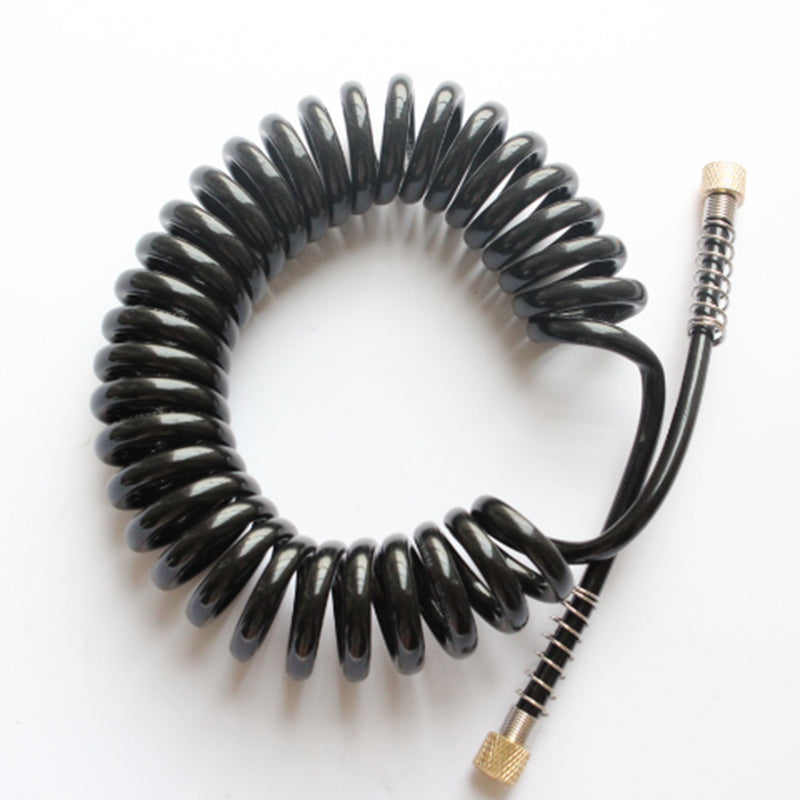 OPHIR 3M 1/8 & 1/8 Adapter Coiled Nylon Airbrush Air Hose for Connecting Make Up Body Model Airbrush Compressor